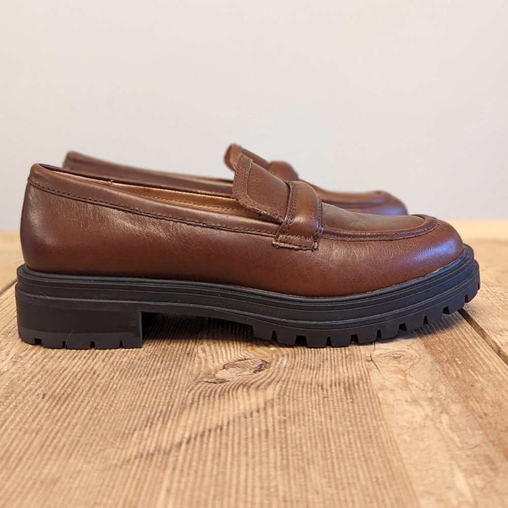 NWOT Madewell The Bradley Lugsole Loafer in Leather, Color Stable, Size 7.5